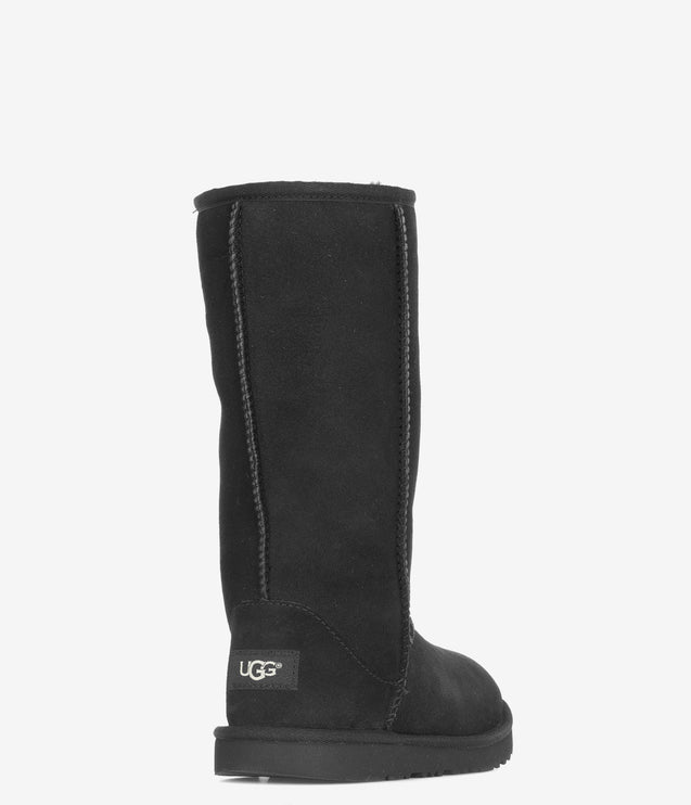 UGG Kids Classic II Tall Sheepskin Boot - Black