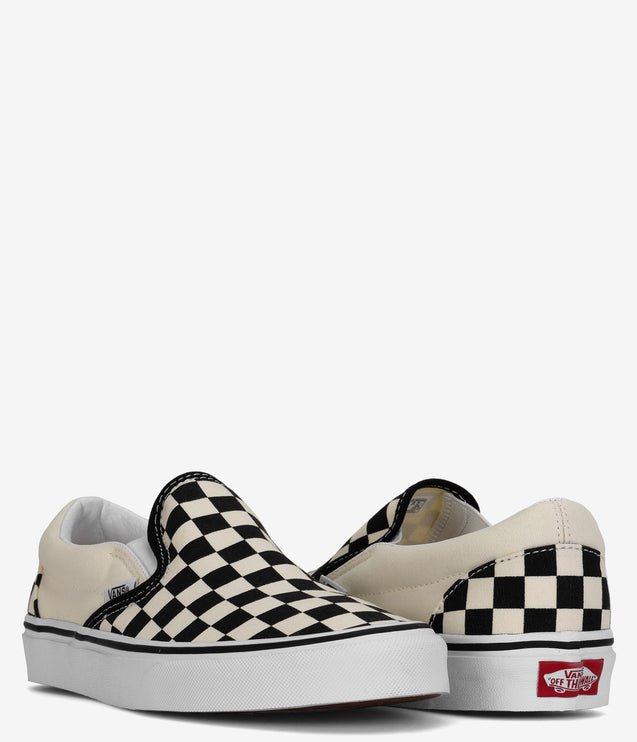 Vans Classic Slip-On Checkerboard Shoe - Black/White Checkerboard