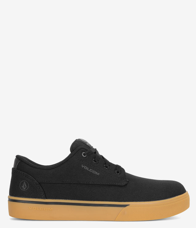 Volcom True Composite Toe SD Safety Shoe - Black/Gum