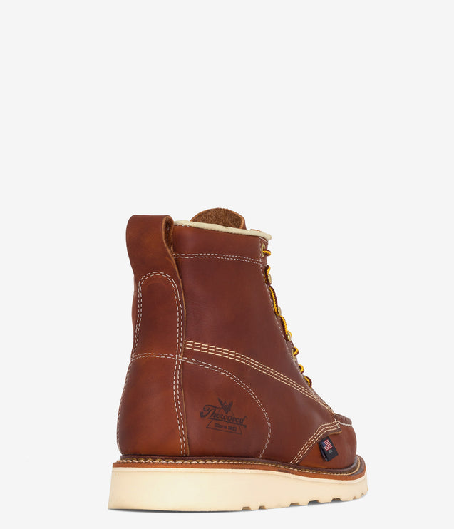 Thorogood American Heritage 6" Moc-Toe Soft Toe Boot - Brown