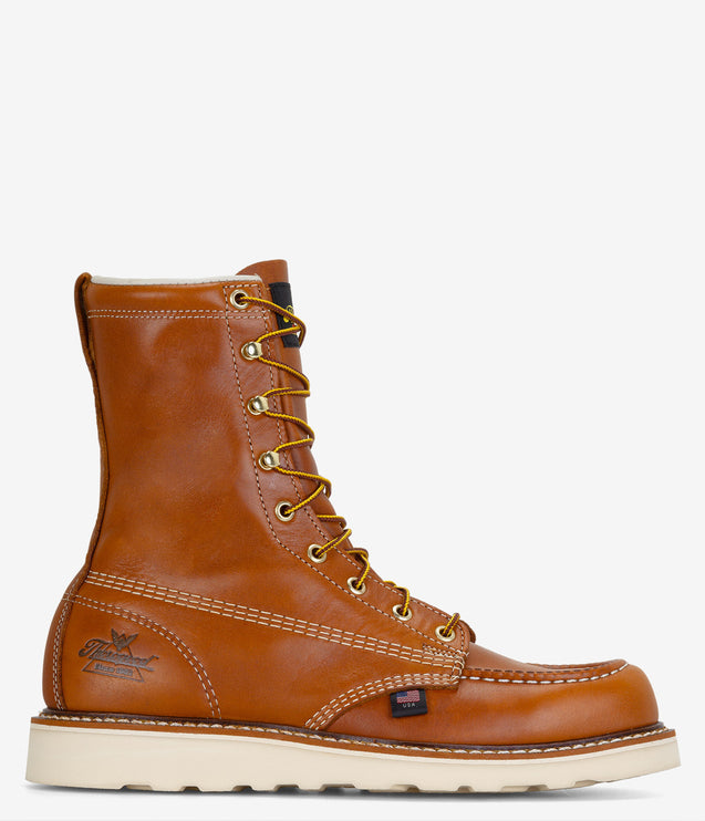 Thorogood American Heritage 8" Moc Toe Work Boot - Tobacco