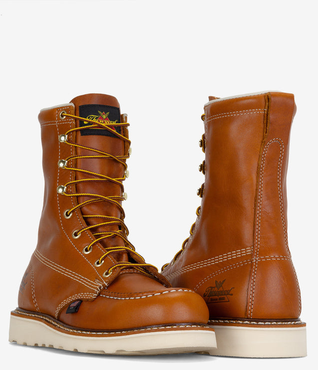 Thorogood American Heritage 8" Moc Toe Work Boot - Tobacco