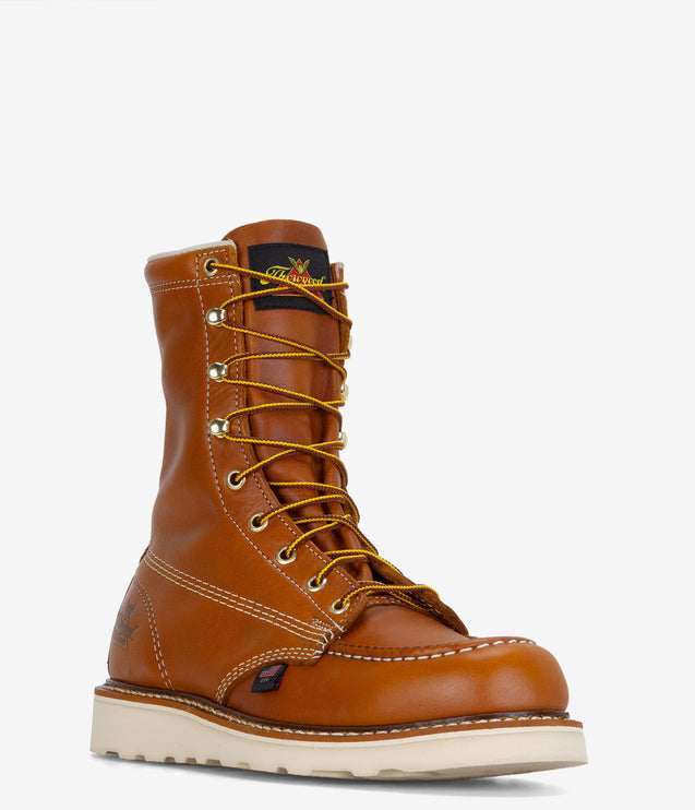 Thorogood American Heritage 8" Moc Toe Work Boot - Tobacco