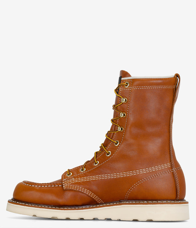 Thorogood American Heritage 8" Moc Toe Work Boot - Tobacco