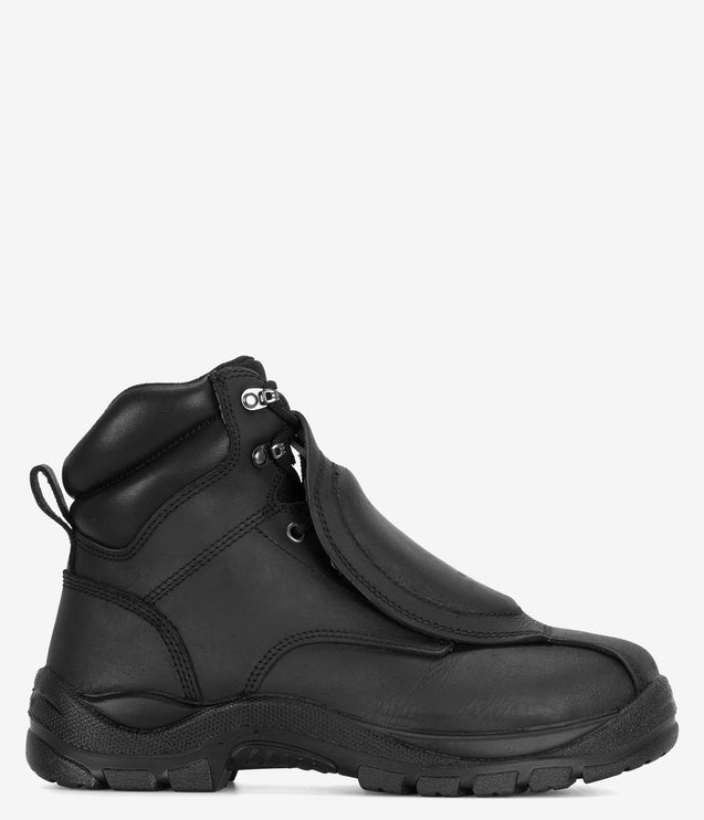 Work Zone 6" Steel Toe Met Guard Work Boot - Black