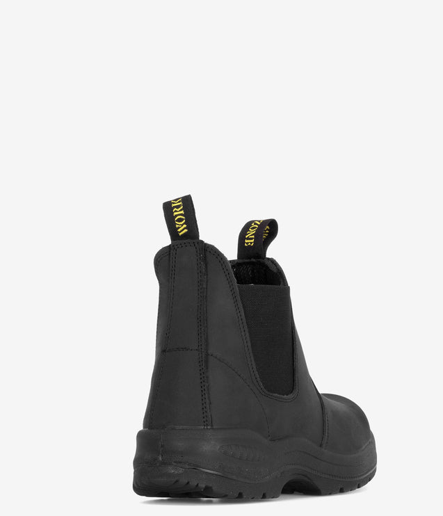 Work Zone 6" Chelsea Safety Toe Boot - Black