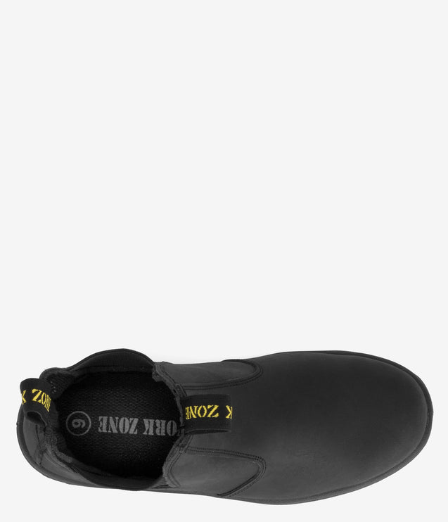Work Zone 6" Chelsea Safety Toe Boot - Black
