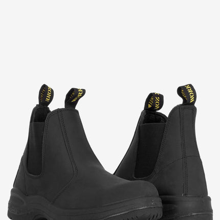 Work Zone 6" Chelsea Safety Toe Boot - Black