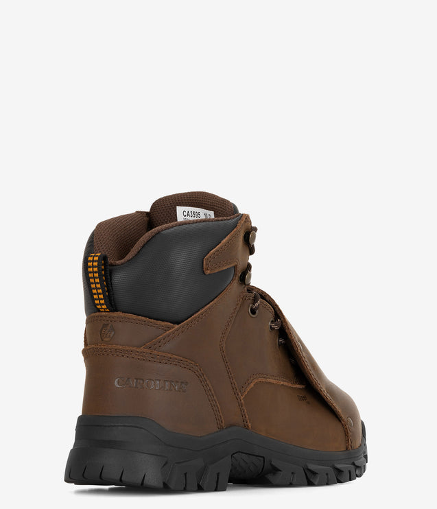 Carolina Gruntz 6" Steel Toe Metguard Work Boot - Brown