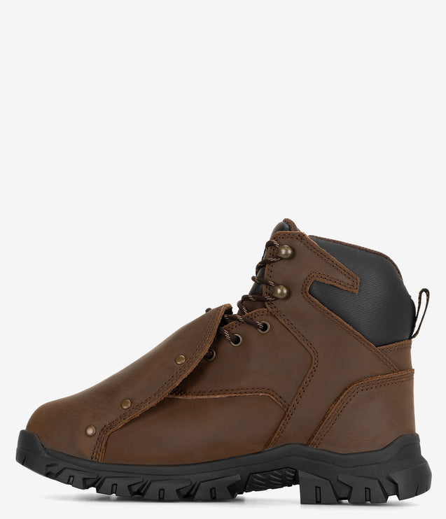 Carolina Gruntz 6" Steel Toe Metguard Work Boot - Brown