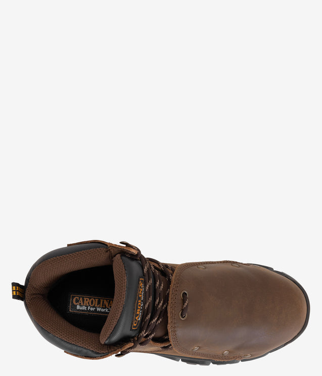 Carolina Gruntz 6" Steel Toe Metguard Work Boot - Brown