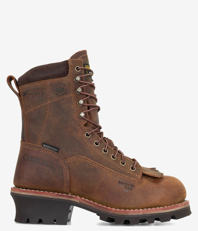 Carolina Birch 8" Comp Toe Insulated Logger Boot - Men