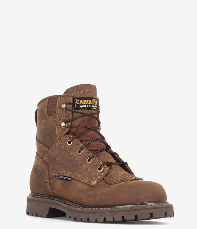 Carolina 28 Series 6" Grizzly Waterproof Boot - Brown