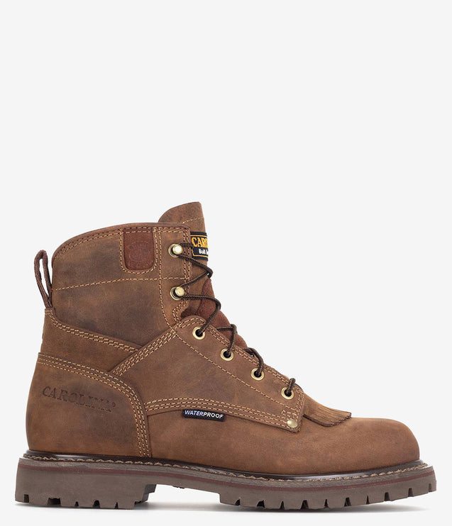 Carolina 28 Series 6" Grizzly Waterproof Boot - Brown