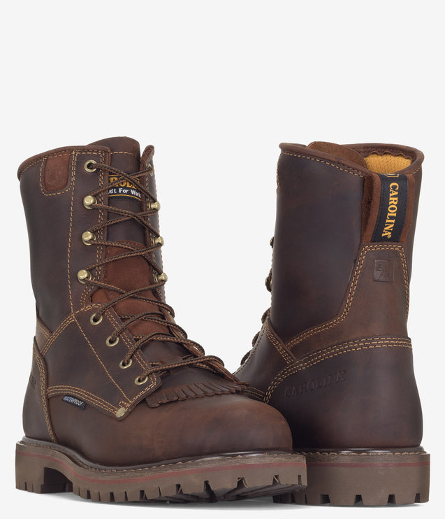 Carolina 28 Series 8" Waterproof Boot - Brown