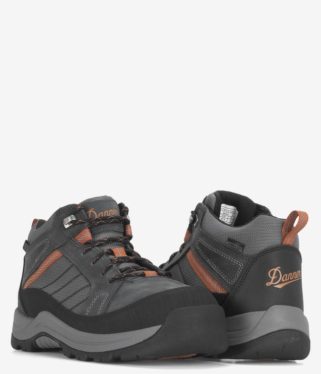 Danner Riverside Mid Waterproof Boot - Grey/Orange