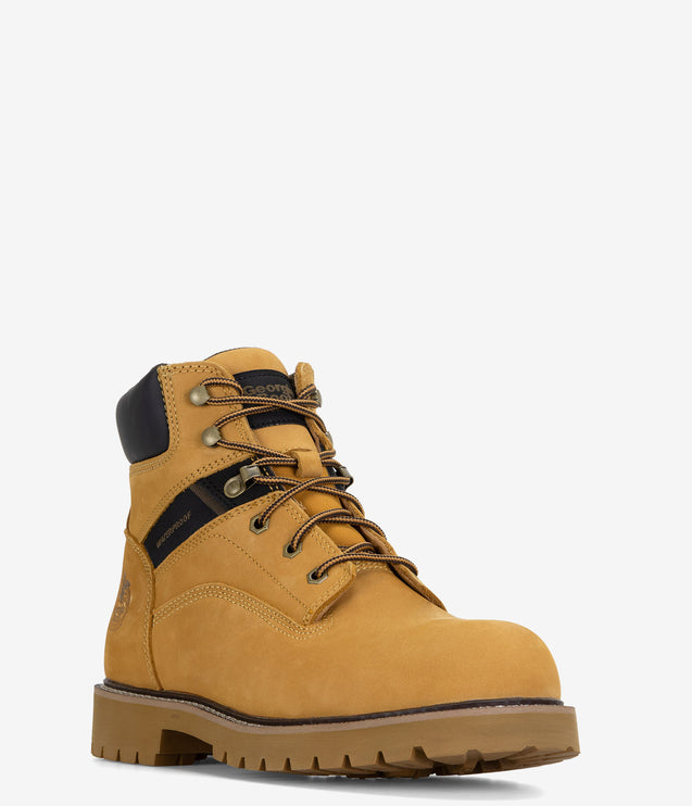 Georgia Boot Core 37 6" Steel Toe Waterproof Work Boot - Wheat