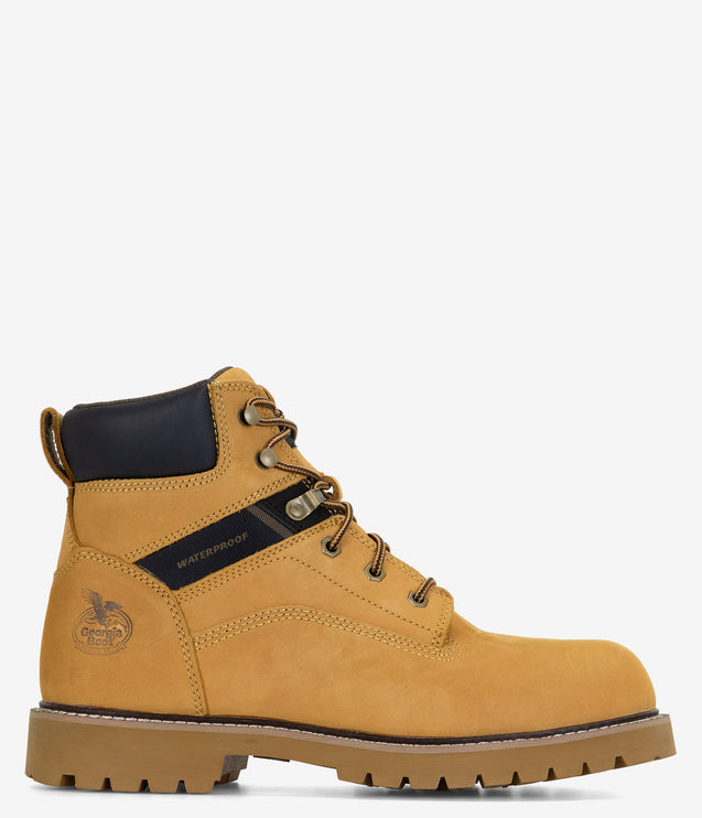 Georgia Boot Core 37 6" Steel Toe Waterproof Work Boot - Wheat