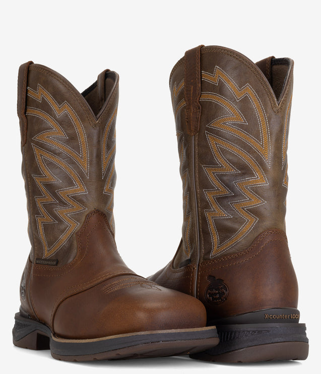 Georgia Boot Aero LT Square Toe 11" Pull-On Western Carbon Toe Boot - Men