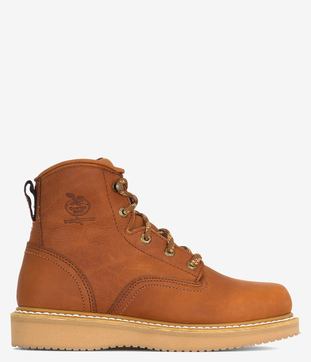 Georgia Boot Wedge Safety Toe Work Boot - Brown