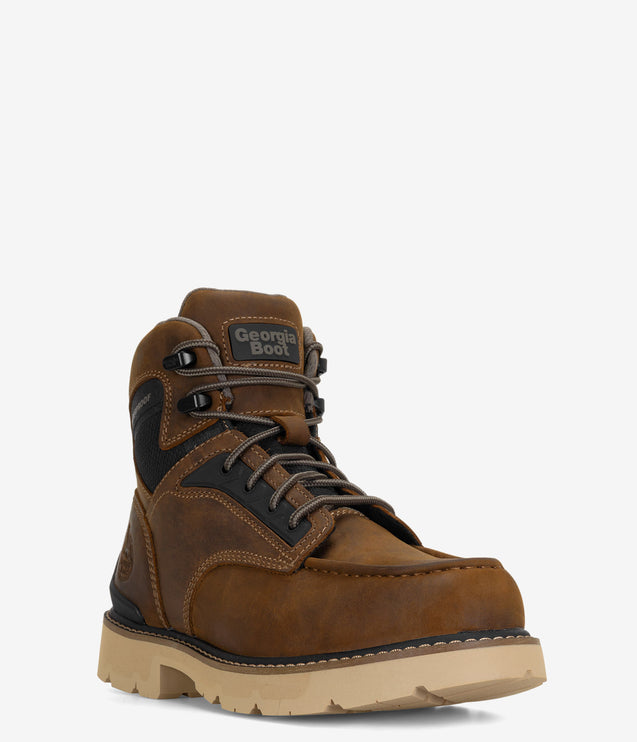 Georgia Boot Carbon Flex 6" Moc-Toe WP Work Boot - Men