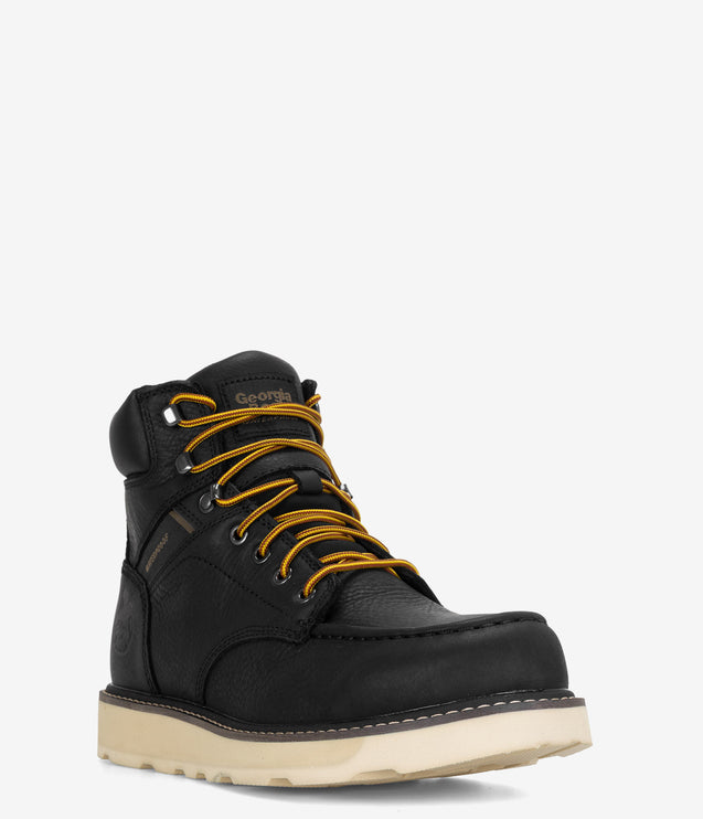 Georgia Boot Core 37 Wedge 6" Moc-Toe Work Boot - Men