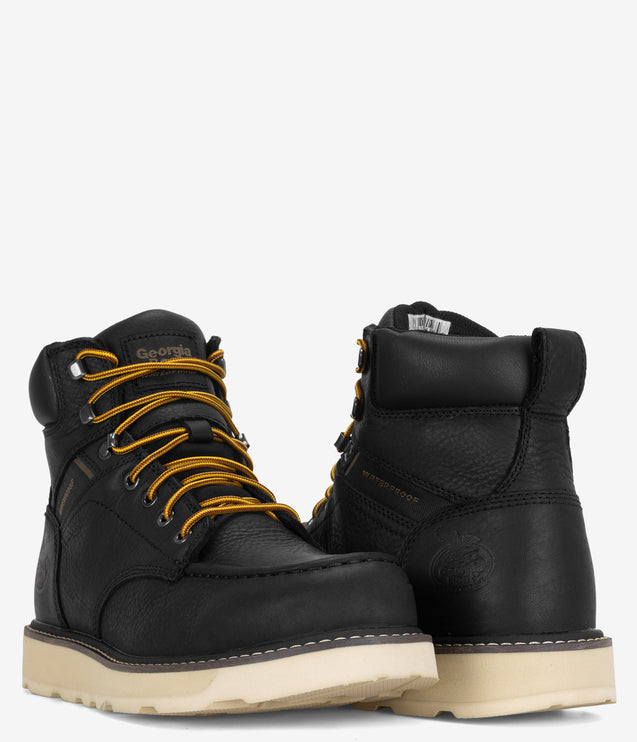 Georgia Boot Core 37 Wedge 6" Moc-Toe Work Boot - Men