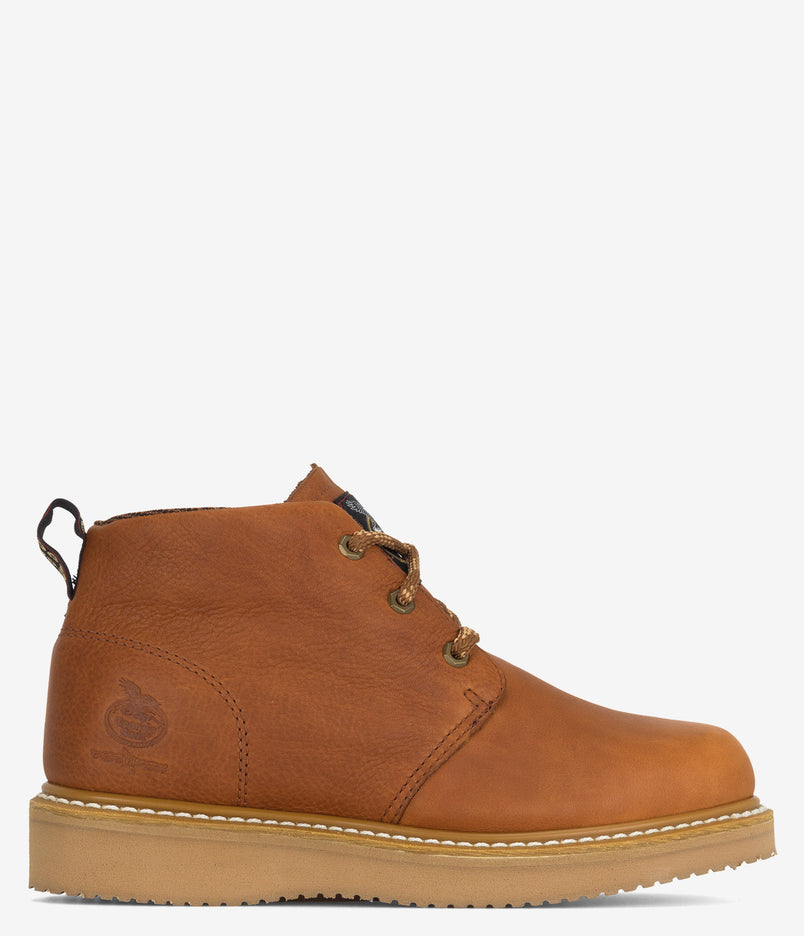 Georgia Boot Wedge Chukka Work Boot - Tan