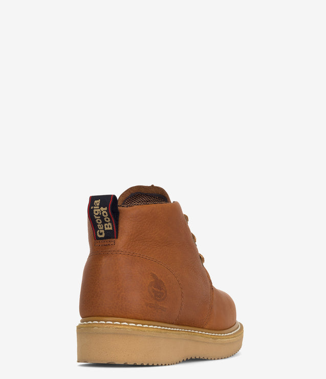 Georgia Boot Wedge Chukka Work Boot - Tan