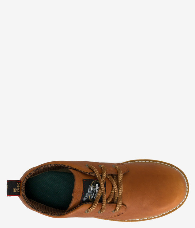 Georgia Boot Wedge Chukka Work Boot - Tan