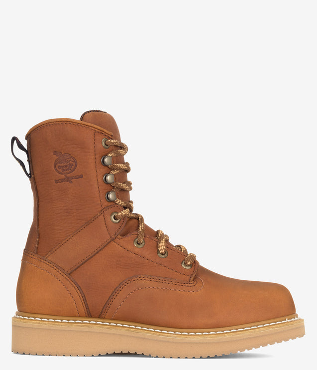 Georgia Boot 8" Wedge Work Boot - Tan
