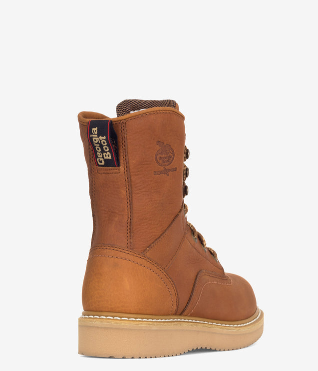 Georgia Boot 8" Wedge Work Boot - Tan