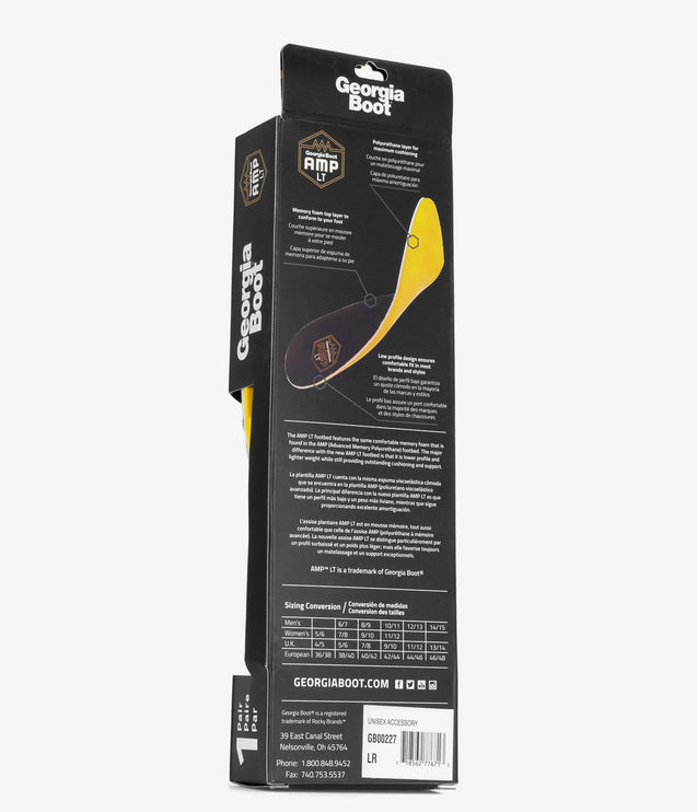 Georgia Boot Amp LT Memory Foam Insole - No Color