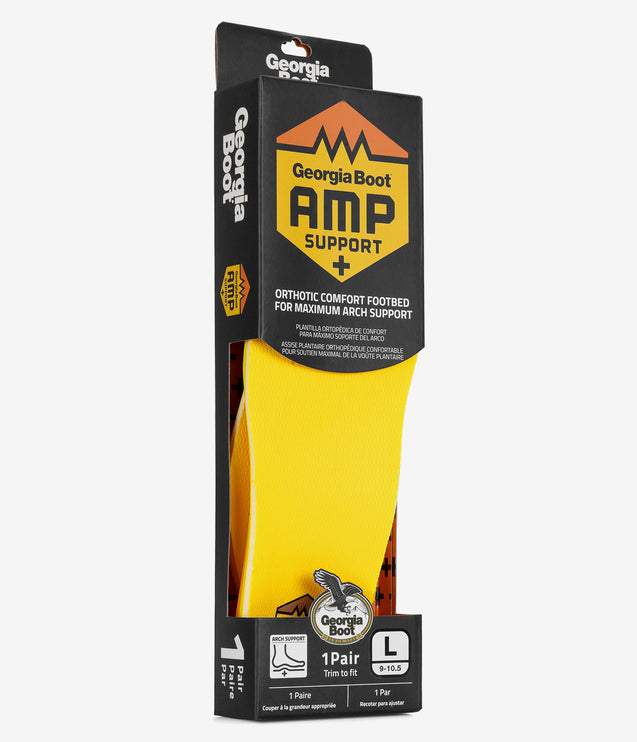Georgia Boot AMP Support Plus Insole - Yellow