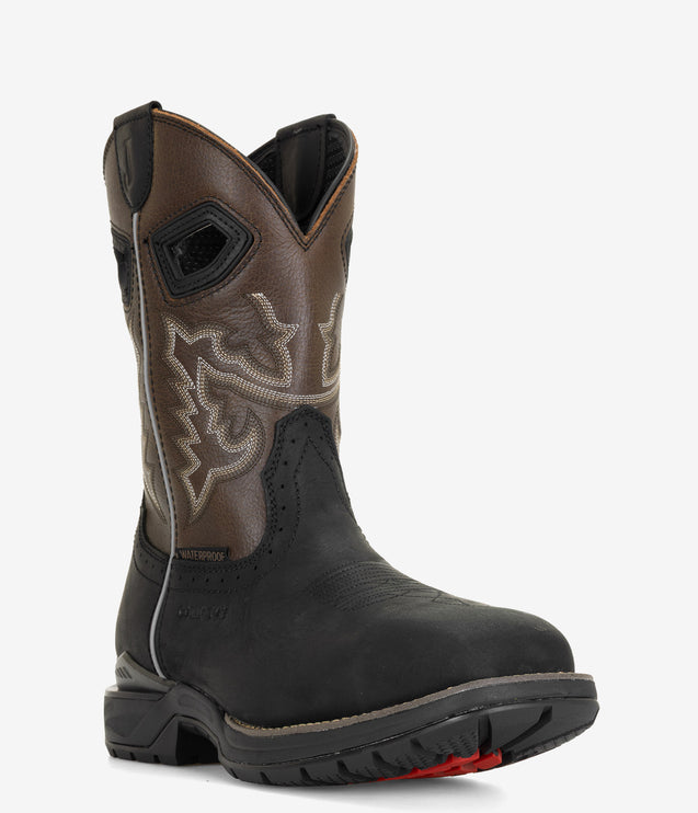 Justin Boots Chase 11" Waterproof Nano Comp Toe Pull-On Work Boot - Men