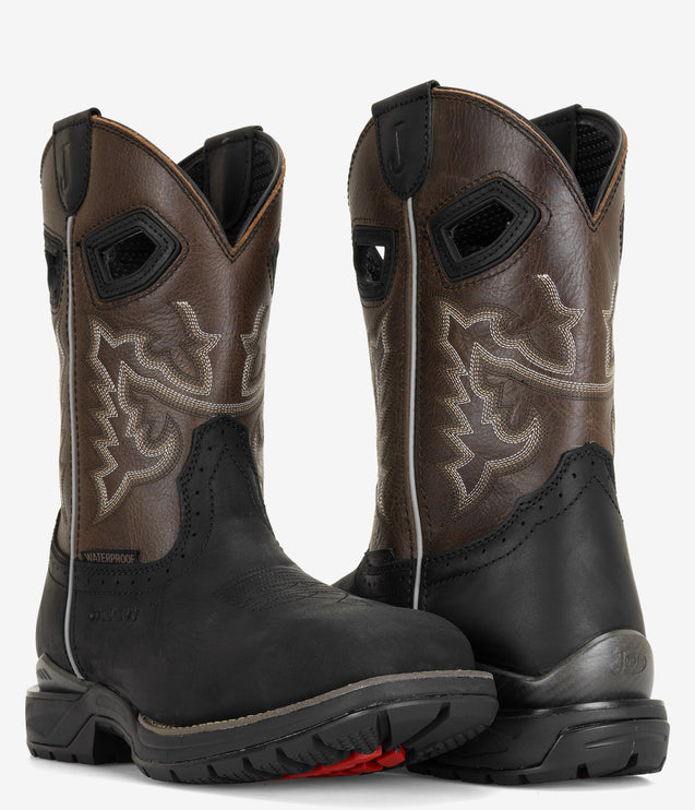 Justin Boots Chase 11" Waterproof Nano Comp Toe Pull-On Work Boot - Men