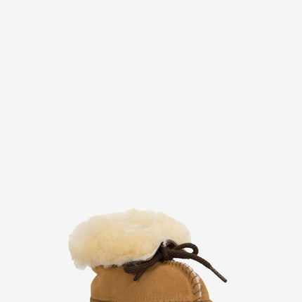 Minnetonka Infant Sheepskin Booties - Golden Tan