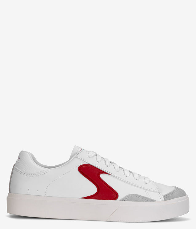 Skechers Eden LX Slick Talk Sneaker - White/Red