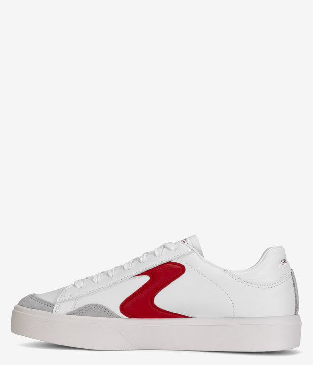 Skechers Eden LX Slick Talk Sneaker - White/Red