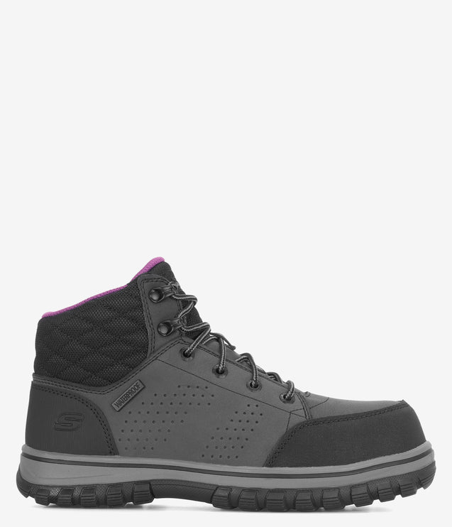 Skechers Work McColl Composite Toe WP Work Boot - Black