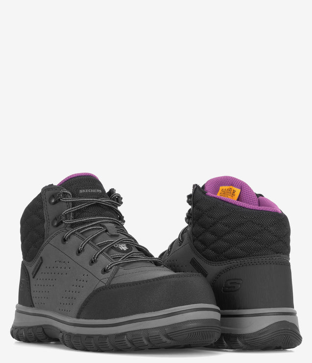 Skechers Work McColl Composite Toe WP Work Boot - Black