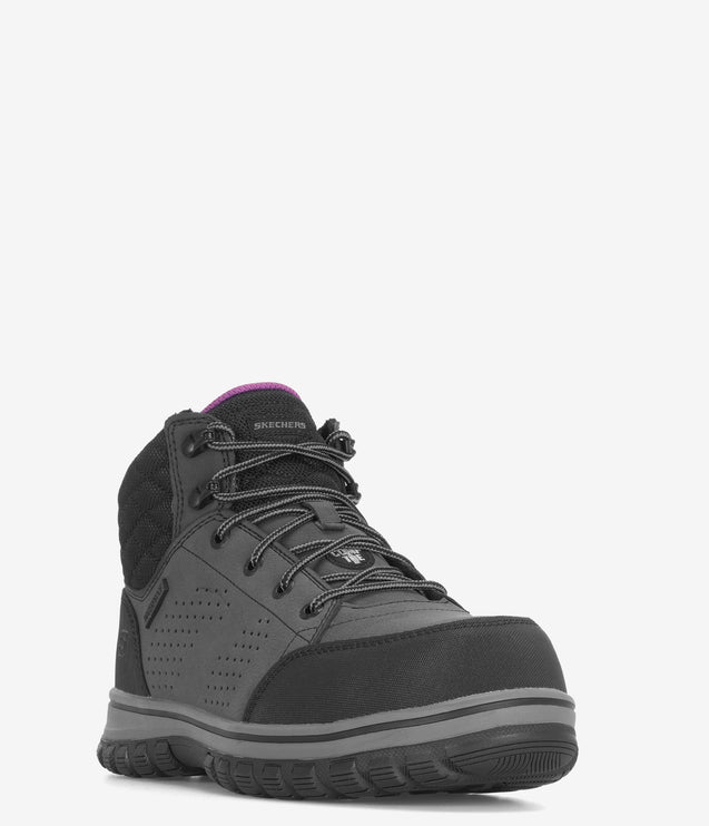 Skechers Work McColl Composite Toe WP Work Boot - Black