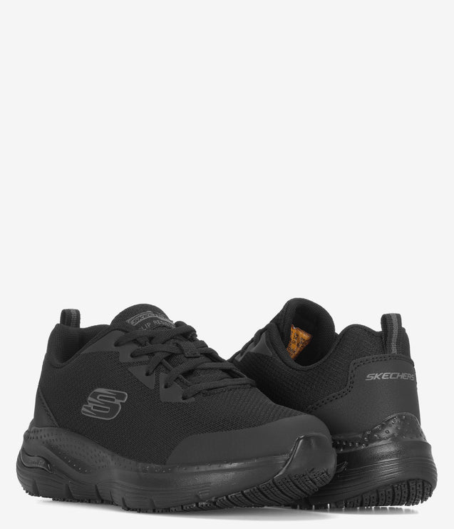 Skechers Work Arch Fit Slip Resistant Shoe - Black