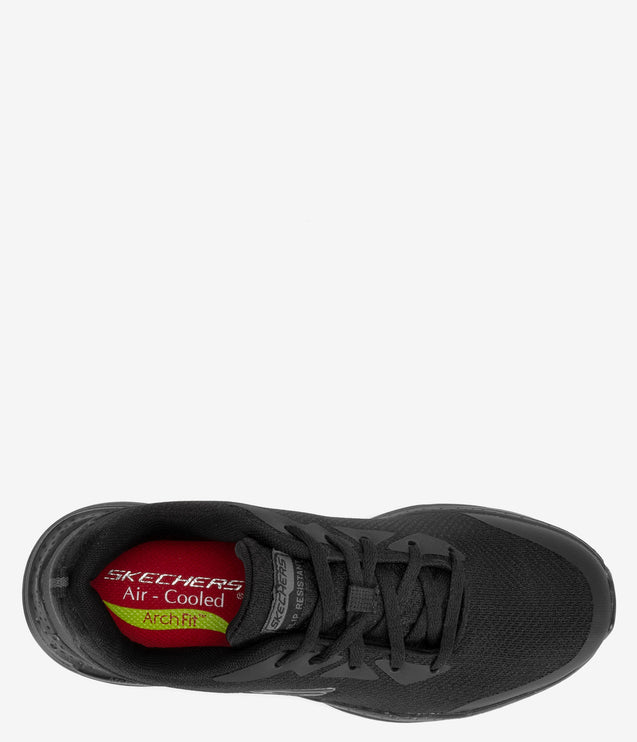 Skechers Work Arch Fit Slip Resistant Shoe - Black