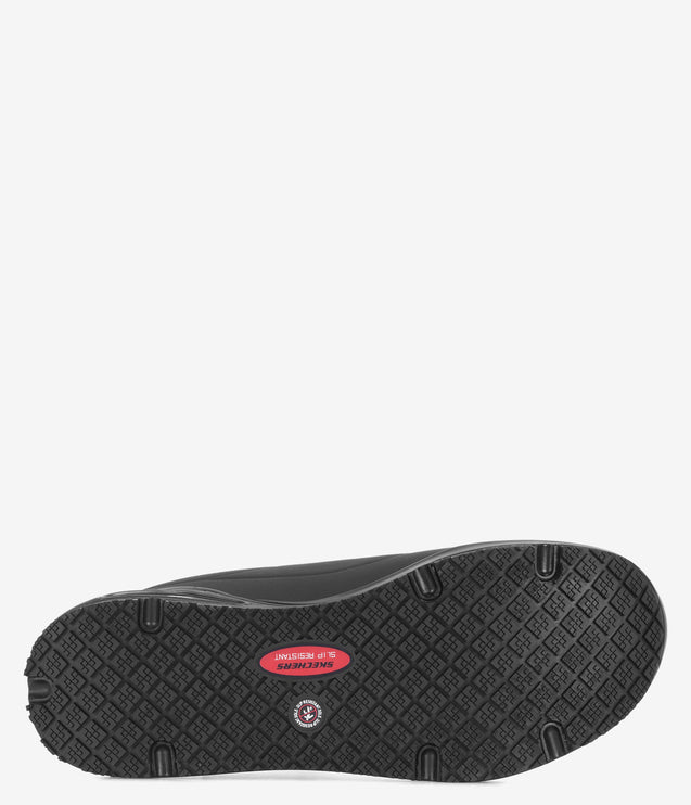 Skechers Work Relaxed Fit Uno Slip Resistant Shoe - Black