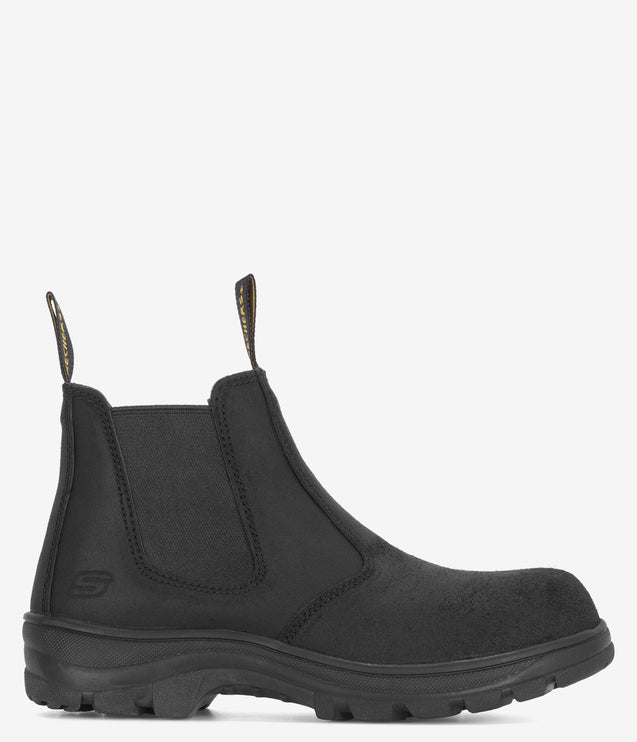 Skechers Work Workshire Jannit Composite Toe Chelsea Boot - Black