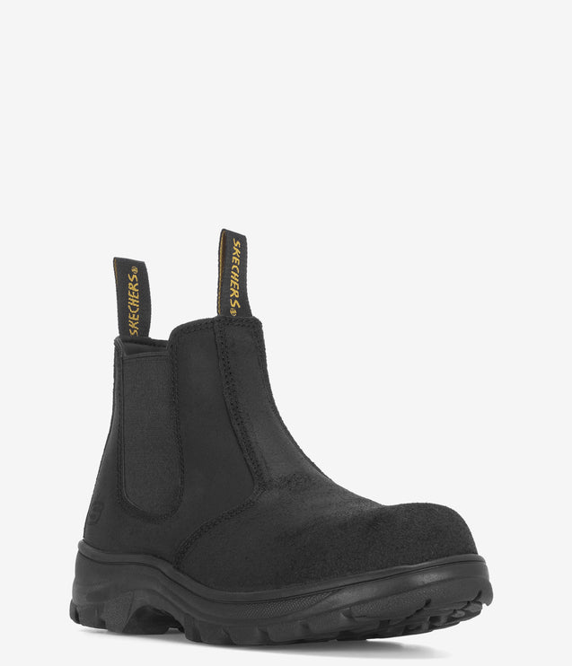 Skechers Work Workshire Jannit Composite Toe Chelsea Boot - Black