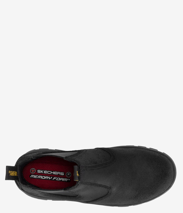 Skechers Work Workshire Jannit Composite Toe Chelsea Boot - Black