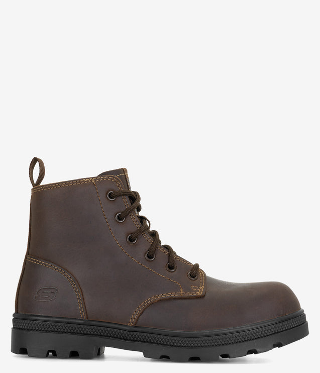 Skechers Work Rotund Finnen Work Boot - Brown