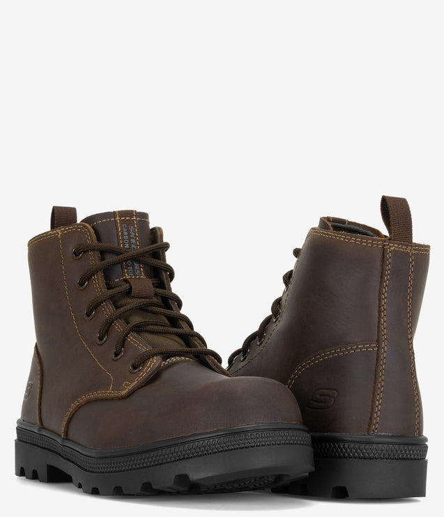 Skechers Work Rotund Finnen Work Boot - Brown